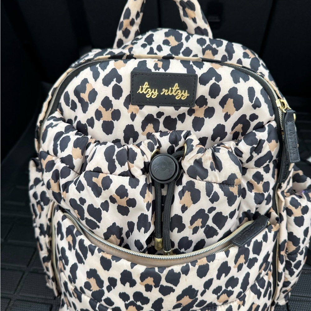 Itzy Ritzy Leopard Print Backpack